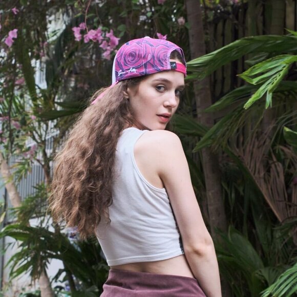 ✨ Grace Folly Baseball Cap Men Pink Beach Trucker Snapback Summer Fashion Hats - Picture 4 of 7